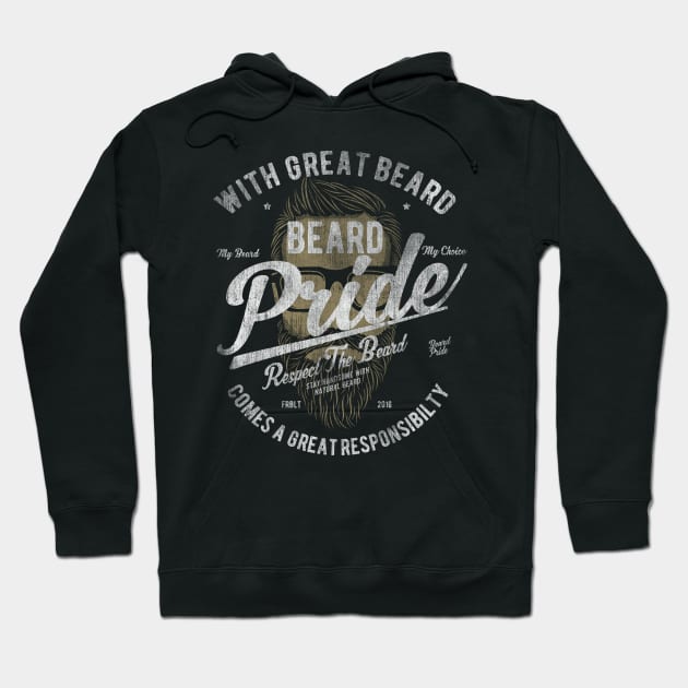 Beard Pride Hoodie by DesignedByFreaks